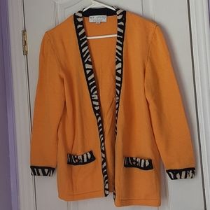 St John gold yellow sweater